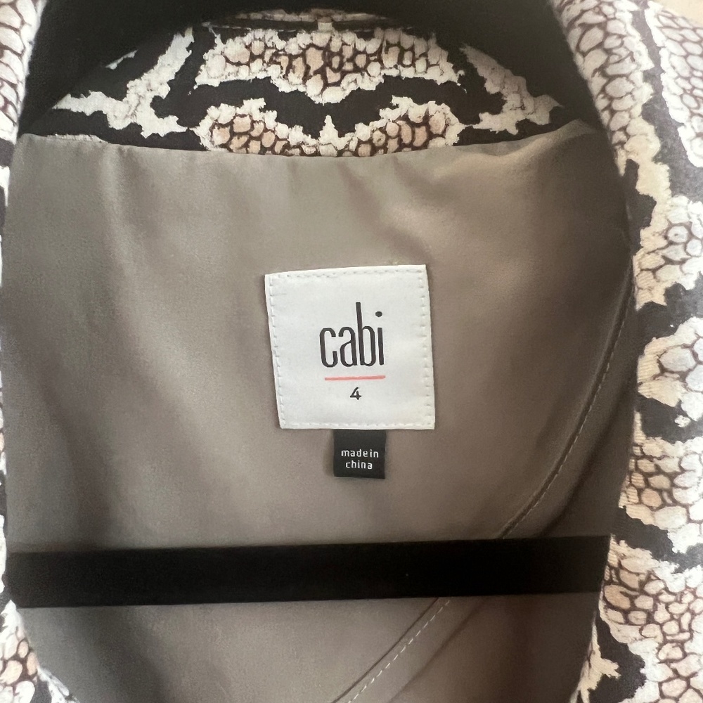 Cabi | Python Print Double-Breasted Blazer - image 5